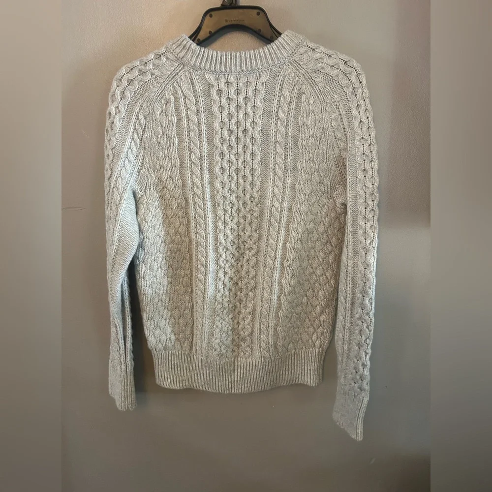 J. Crew Sweater Women's Textured Popcorn Knit - Gray NWT